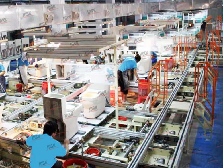 馬桶生產(chǎn)線-浙江永達輸送設備